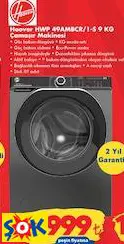 HOOVER HWP 49AMBCR/1-S 9 KG ÇAMAŞIR MAKİNESİ